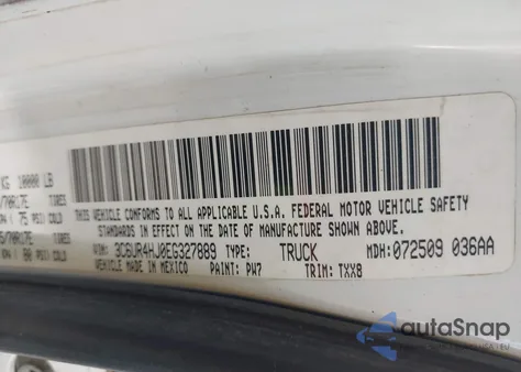 2014 Ram 2500 Tradesman z USA, uszkodzony, nr VIN 3C6UR4HJ0EG327889